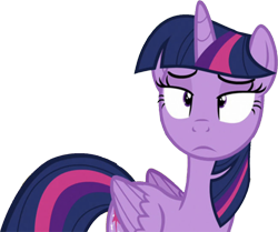 Size: 3013x2520 | Tagged: safe, edit, edited screencap, editor:mrtoonlover83, screencap, twilight sparkle, alicorn, g4, top bolt, background removed, female, not a vector, simple background, solo, transparent background, twilight sparkle (alicorn), twilight sparkle is best facemaker, twilight sparkle is not amused, unamused