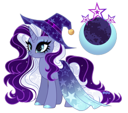 Size: 3402x3012 | Tagged: safe, artist:afterglory, oc, oc only, pony, unicorn, adoptable, blue coat, blue eyes, blue eyeshadow, blue hooves, cape, cloak, clothes, colored hooves, ethereal mane, eyelashes, eyeshadow, female, gradient mane, gradient tail, hat, high res, hooves, horn, long mane, long tail, magical lesbian spawn, makeup, mare, not rarity, not trixie, offspring, parent:princess luna, parent:trixie, parents:luxie, shiny hooves, signature, simple background, smiling, solo, sparkly mane, sparkly tail, star mark, starry mane, starry tail, stars, tail, thick eyelashes, transparent background, two toned mane, two toned tail, unicorn horn, wavy mane, wavy tail, wizard hat