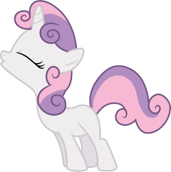 Size: 3000x3009 | Tagged: safe, artist:cloudy glow, sweetie belle, pony, unicorn, g4, season 1, stare master, cute, diasweetes, female, filly, foal, horn, simple background, singing, solo, transparent background, vector