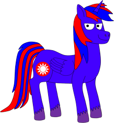 Size: 939x1014 | Tagged: safe, artist:thecanadiantoony2001, oc, oc only, oc:stephen (stephen-fisher), alicorn, g4, alicorn oc, horn, simple background, solo, transparent background, wings