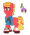 Size: 1132x1311 | Tagged: safe, artist:kosmiktym, sprout cloverleaf, earth pony, pony, g5, beetroot, coat markings, looking down, male, redesign, simple background, smiling, socks (coat markings), solo, stallion, tail, transparent background, two toned mane, two toned tail