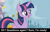 Size: 1920x1219 | Tagged: safe, edit, edited screencap, screencap, twilight sparkle, alicorn, pony, comic:celestia's servant interview, g4, my little pony: friendship is magic, princess twilight sparkle (episode), season 4, canterlot, caption, cs captions, detailed background, female, image macro, interview, mare, solo, text, twilight sparkle (alicorn)