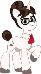 Size: 697x1250 | Tagged: safe, artist:prixy05, raven, pony, unicorn, g4, g5, my little pony: tell your tale, female, g4 to g5, generation leap, glasses, horn, mare, simple background, solo, transparent background, vector