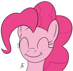 Size: 2662x2603 | Tagged: safe, artist:frownfactory, pinkie pie, earth pony, g4, female, simple background, solo, transparent background