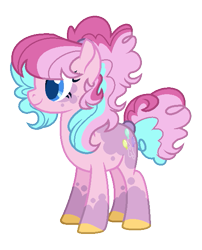 Size: 509x629 | Tagged: safe, artist:tsukikage-bloodrage, pinkie pie, earth pony, pony, g4, simple background, solo, transparent background