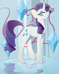 Size: 827x1028 | Tagged: safe, artist:summerbeachyt, rarity, unicorn, g4, horn, solo