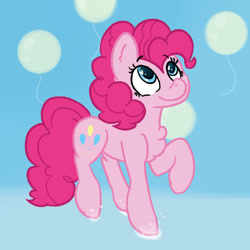 Size: 894x894 | Tagged: safe, artist:summerbeachyt, pinkie pie, earth pony, pony, g4, solo