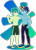 Size: 2722x3815 | Tagged: safe, artist:stellardusk, gallus, sandbar, human, equestria girls, g4, abs, abstract background, beach shorts swimsuit, belt, belt buckle, biceps, blue eyes, blue hair, blue skin, clothes, commission, duo, equestria girls-ified, eyebrows, fist, full body, gay, gradient background, green eyes, green hair, green skin, hand on head, hand on shoulder, high res, looking at you, male, nipples, pants, partial nudity, pecs, sandals, ship:gallbar, shipping, show accurate, simple background, smiling, teeth, tennis shoes, tight clothing, topless, transparent background, two toned hair, vector