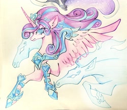 Size: 3679x3181 | Tagged: safe, artist:r-cang, princess flurry heart, alicorn, pony, g4, character request, female, mare, solo