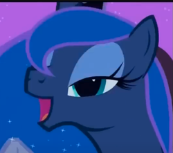 Size: 577x510 | Tagged: safe, screencap, princess luna, alicorn, pony, g4, luna eclipsed, cropped, out of context, solo, the fun has been doubled