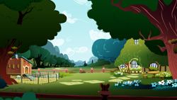 Size: 5333x3000 | Tagged: safe, artist:kooner-cz, g4, may the best pet win, my little pony: friendship is magic, .psd available, background, chicken coop, fluttershy's cottage, high res, no pony, vector