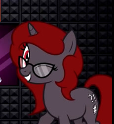 Size: 1080x1170 | Tagged: safe, artist:jhayarr23, artist:oblivionfall, artist:thelostnarrator, oc, oc only, oc:curse word, oc:thelostnarrator, earth pony, pony, looking at you, one eye closed, solo, wink, winking at you