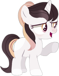 Size: 761x973 | Tagged: safe, oc, oc only, oc:sweetieck dreams, pony, unicorn, g4, cute, female, filly, foal, horn, simple background, solo, transparent background, unicorn horn, unicorn oc