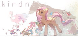 Size: 2839x1377 | Tagged: safe, artist:zekra, angel bunny, fluttershy, harry, bear, bird, butterfly, flamingo, pegasus, pony, rabbit, g4, animal, chest fluff, colored hooves, ear fluff, female, hooves, male, mare, simple background, smiling, text, transparent background, unshorn fetlocks