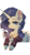 Size: 540x960 | Tagged: safe, artist:zekra, rarity, pony, unicorn, g4, chest fluff, clothes, colored ear fluff, female, half body, horn, looking at you, mare, shirt, simple background, skirt, smiling, solo, uniform, white background