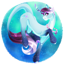 Size: 2000x2000 | Tagged: safe, artist:oneiria-fylakas, comet (g5), pony, unicorn, g5, alternate design, horn, solo, speedpaint available