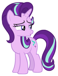 Size: 7425x9720 | Tagged: safe, artist:andoanimalia, starlight glimmer, pony, unicorn, g4, to where and back again, absurd resolution, female, horn, mare, open mouth, simple background, solo, transparent background, vector