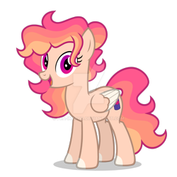 Size: 1600x1600 | Tagged: oc name needed, safe, artist:oblivionfall, artist:pea-inapod, oc, oc only, oc:phoebe pangaea, pegasus, pony, deviantart watermark, obtrusive watermark, simple background, solo, transparent background, watermark