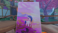 Size: 1280x720 | Tagged: safe, alicorn, pony, family trees, g5, my little pony: bridlewood rp, my little pony: make your mark, my little pony: make your mark chapter 5, art, bridlewood, female, game, game screencap, roblox, tree, unnamed character, unnamed pony