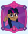 Size: 1350x1635 | Tagged: safe, artist:prixy05, twilight sparkle, human, g4, clothes, female, framed picture, glasses, humanized, moderate dark skin, solo