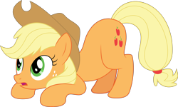 Size: 4996x3000 | Tagged: safe, artist:dashiesparkle, applejack, earth pony, pony, g4, the ticket master, .svg available, female, high res, mare, simple background, solo, transparent background, vector