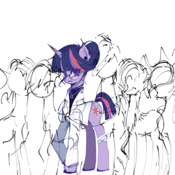 Size: 750x750 | Tagged: source needed, safe, artist:chaoyue39224, twilight sparkle, pony, unicorn, g4, horn, solo