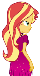 Size: 6615x12393 | Tagged: safe, artist:andoanimalia, sunset shimmer, human, equestria girls, equestria girls specials, g4, my little pony equestria girls: spring breakdown, cruise outfit, female, simple background, solo, transparent background, vector