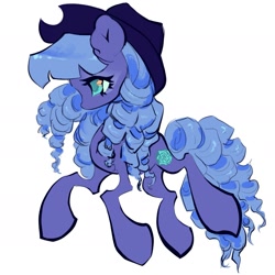 Size: 2001x2001 | Tagged: safe, artist:broniesforponies, oc, oc only, earth pony, pony, adoptable, blue coat, earth pony oc, female, full body, mare, not luna, side view, simple background, solo, white background