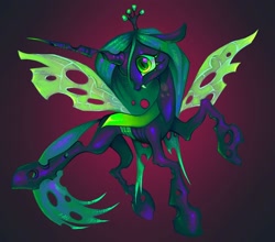 Size: 1440x1268 | Tagged: safe, artist:broniesforponies, queen chrysalis, changeling, changeling queen, g4, female, full body, solo