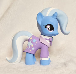 Size: 1398x1359 | Tagged: safe, artist:sanadaookmai, trixie, pony, g4, craft, irl, older, older trixie, photo, solo, toy