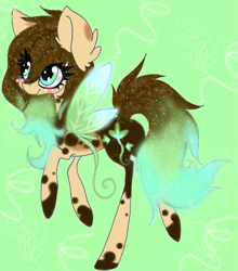 Size: 805x915 | Tagged: safe, artist:aspenglowe, oc, oc only, pony, 2012, abstract background, smiling, solo