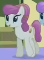 Size: 44x60 | Tagged: safe, screencap, golden wheat, crystal pony, pony, g4, season 3, the crystal empire, alternate mane color, cropped, female, mare, not fleur de verre, not sapphire joy, offscreen character, op i can't see shit, picture for breezies, solo focus, walking