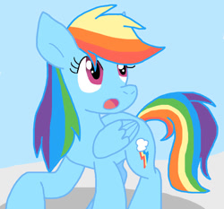 Size: 767x716 | Tagged: safe, artist:cmara, rainbow dash, pegasus, g4, female, solo