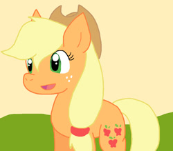 Size: 888x777 | Tagged: safe, artist:cmara, applejack, earth pony, g4, applejack's hat, cowboy hat, female, hat, solo