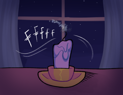 Size: 1010x775 | Tagged: safe, artist:kreeeeeez, part of a set, g4, candle, no pony, part of a series, table, window