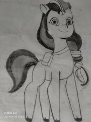 Size: 3000x4000 | Tagged: artist needed, safe, sunny starscout, earth pony, pony, g5, my little pony: tell your tale, female, mare, sketch, solo, traditional art