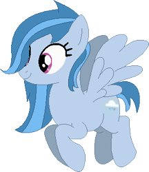 Size: 310x358 | Tagged: safe, artist:victorfazbear, edit, misty rain, pegasus, pony, g4, g4.5, my little pony: pony life, female, flying, g4.5 to g4, generation leap, mare, simple background, smiling, solo, spread wings, transparent background, wings