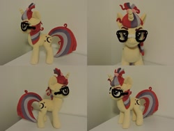 Size: 1597x1199 | Tagged: safe, artist:little-broy-peep, moondancer, pony, g4, glasses, irl, photo, plushie, solo