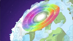 Size: 641x360 | Tagged: safe, double rainboom, g4, background, equestria, no pony, planet, sonic rainboom