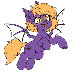 Size: 5000x5000 | Tagged: safe, artist:derpydoodesigns, oc, oc only, bat pony, pony, g4, colored, colored hooves, colored pupils, colored wings, flying, glowing, glowing eyes, hooves, simple background, solo, transparent background, wings