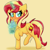 Size: 900x900 | Tagged: safe, artist:splashofsweet, sunset shimmer, pony, unicorn, g4, blushing, bubble tea, cheek fluff, chest fluff, cute, drink, drinking, drinking straw, female, glowing, glowing horn, horn, leg fluff, levitation, magic, magic aura, mare, raised hoof, raised leg, shimmerbetes, smiling, solo, standing on two hooves, tail, telekinesis