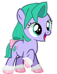 Size: 1457x1866 | Tagged: safe, artist:artsmlpgen5, seashell (g5), earth pony, g4, g5, cute, female, g5 to g4, generation leap, pippsqueaks, shellabetes, simple background, solo, transparent background, unshorn fetlocks, vector