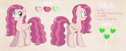 Size: 3104x1272 | Tagged: safe, artist:lullapiies, oc, oc only, oc:lullapie, pegasus, pony, female, mare, reference sheet, solo