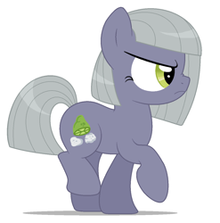 Size: 1204x1220 | Tagged: safe, artist:lullapiies, limestone pie, pony, g4, filly limestone pie, simple background, solo, white background