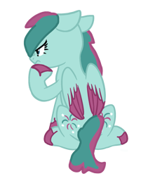 Size: 1265x1572 | Tagged: safe, oc, oc only, oc:firework zap, pegasus, parent:thunder flap, parent:zipp storm, pegasus oc, pouting, pouty lips, simple background, solo, transparent background