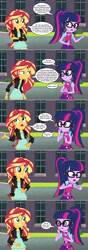 Size: 1083x3076 | Tagged: safe, artist:silverbuller, sci-twi, sunset shimmer, twilight sparkle, equestria girls, g4, comic