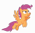 Size: 6000x5600 | Tagged: safe, artist:gypsykumquat, scootaloo, pegasus, pony, g4, .svg available, absurd resolution, alternate universe, female, flying, inkscape, older, older scootaloo, scootaloo can fly, show accurate, simple background, solo, svg, transparent background, vector