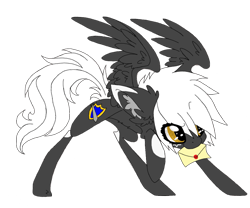 Size: 1135x946 | Tagged: safe, artist:aspenglowe, oc, oc only, pegasus, pony, 2012, pegasus oc, simple background, solo, transparent background