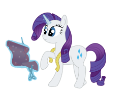 Size: 900x675 | Tagged: safe, artist:princeterra, rarity, pony, unicorn, g4, 2012, cute, female, horn, magic, magic aura, mare, measuring tape, raised hoof, scissors, simple background, solo, telekinesis, transparent background