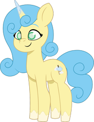 Size: 871x1129 | Tagged: safe, artist:prixy05, oc, oc only, oc:sky, pony, unicorn, g5, my little pony: tell your tale, blind, female, horn, mare, simple background, solo, transparent background, vector